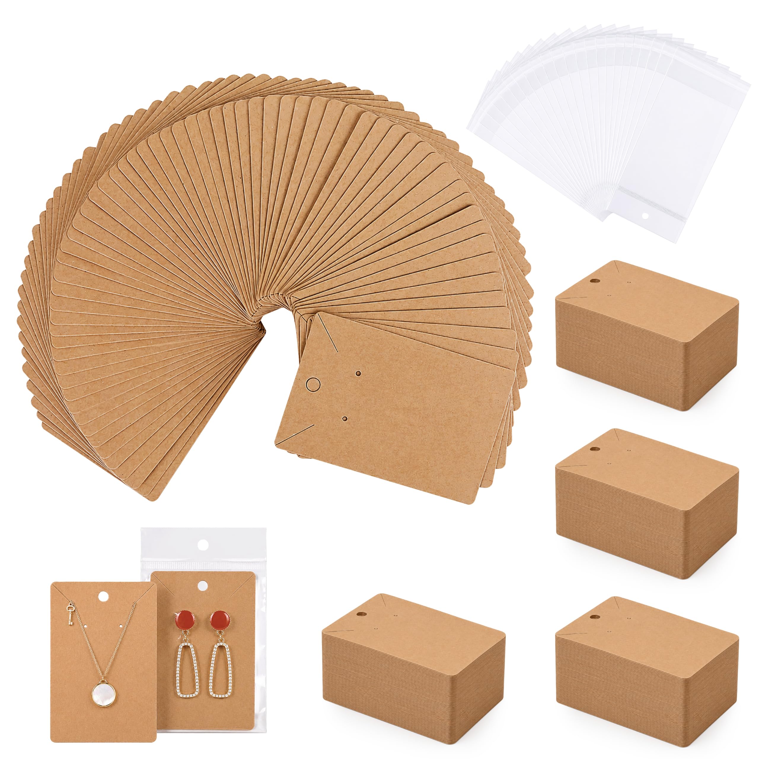 ovsor Works Great Earring Display Cards - Well-made 3.5 x 2.4 Inches | Earring C