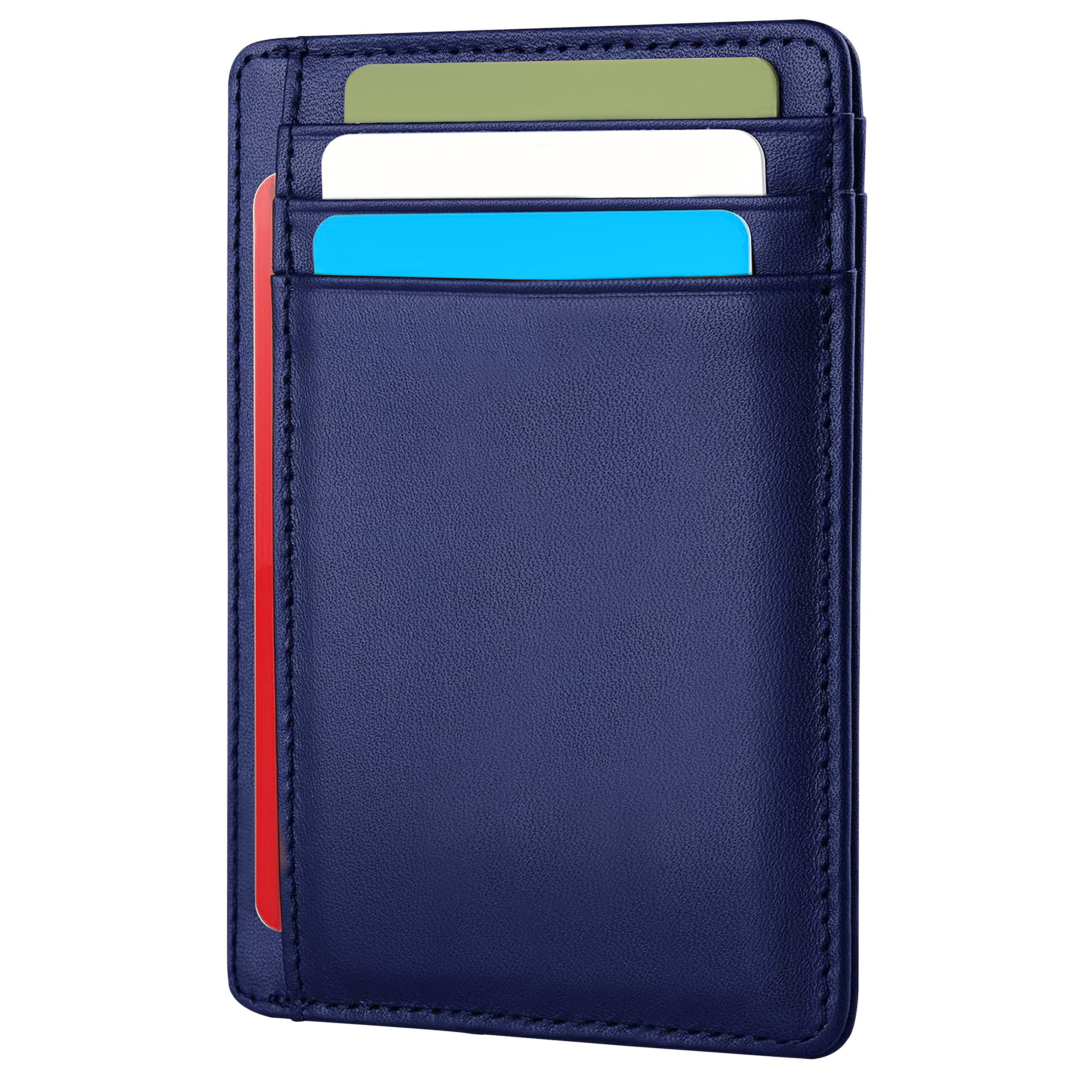 Hafaa Slim Wallets for Men UK - RFID Card Holder Minimalist Leather Mens Wallets