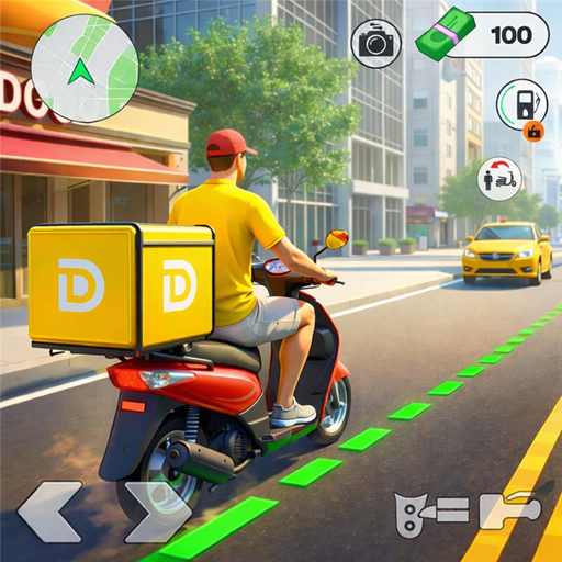 Pizza Delivery Simulator Food Delivery Bike Game