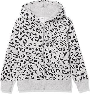 Amazon Essentials Girls Girls Fleece Lined Zip Up Hoodies