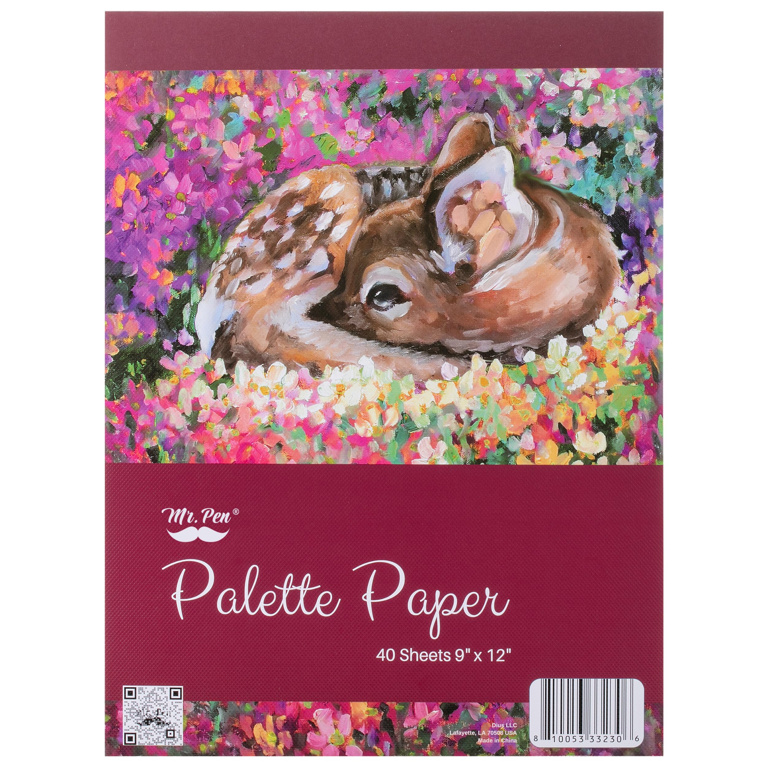 Mr. Pen- Palette Paper Paint Pad, 9"x12", 40 Sheets, Acrylic Paint Pad, Disposab