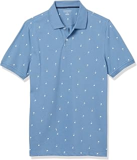 Amazon Essentials Men's Slim Fit Cotton Pique Polo Shirt