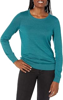 Amazon Essentials Women's Long Sleeve Lightweight Box Neck Sweater (Available in Plus Size)