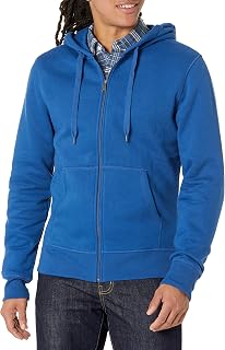 Amazon Essentials Men's Full-Zip Fleece Hoodie Sweatshirt (Available in Big & Tall)