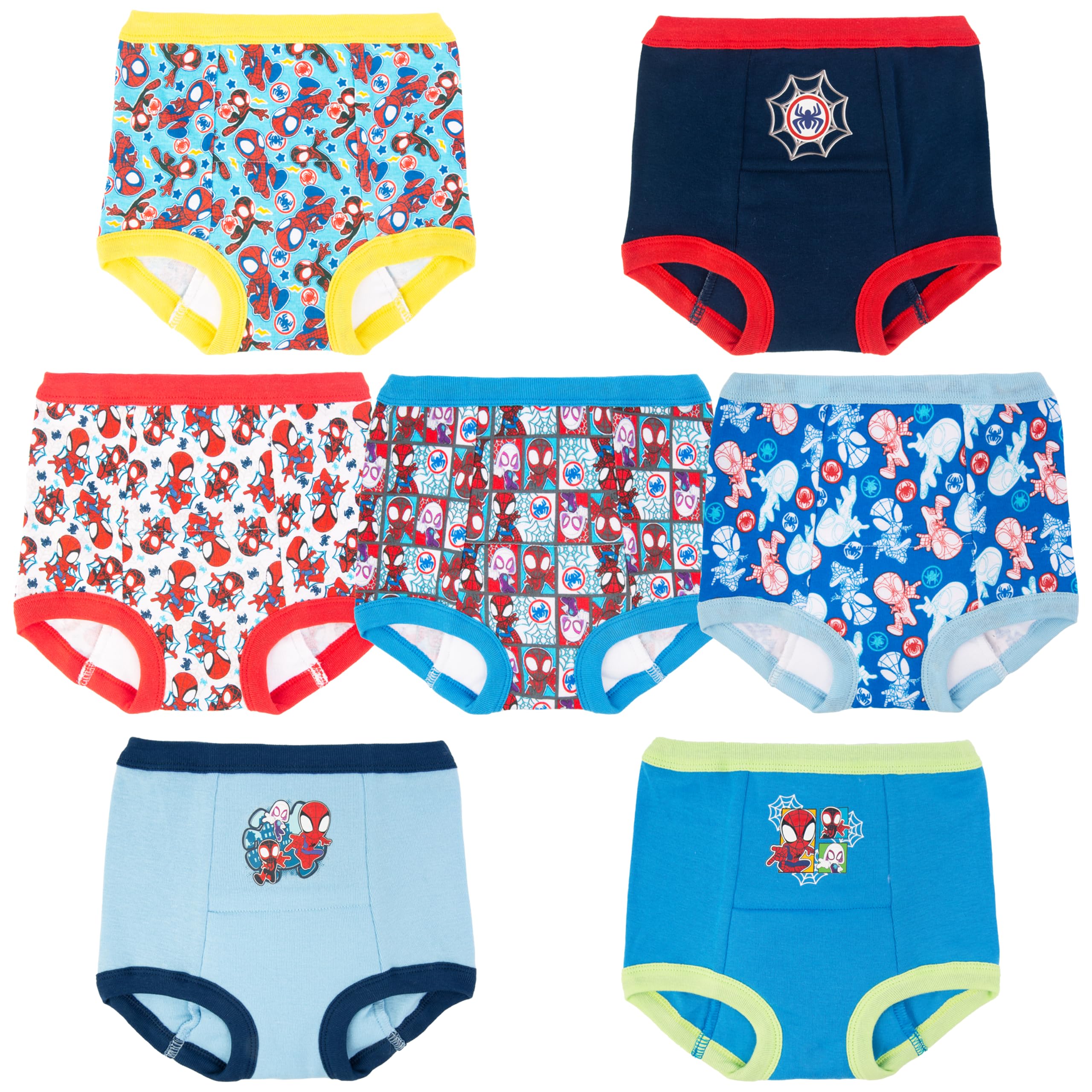 Spiderman Boys' Superhero 7pk-10pk Potty Training Pants With Success Chart & Sti