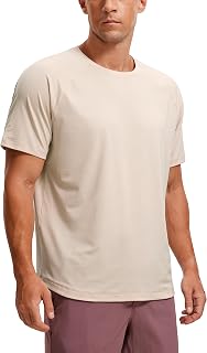 CRZ YOGA Breathable Texture Crewneck T-Shirts