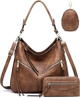 Hobo Bags for Women Handbags Purses Ladies Shoulder Bag Boho Crossbody Purse Vegan Leather