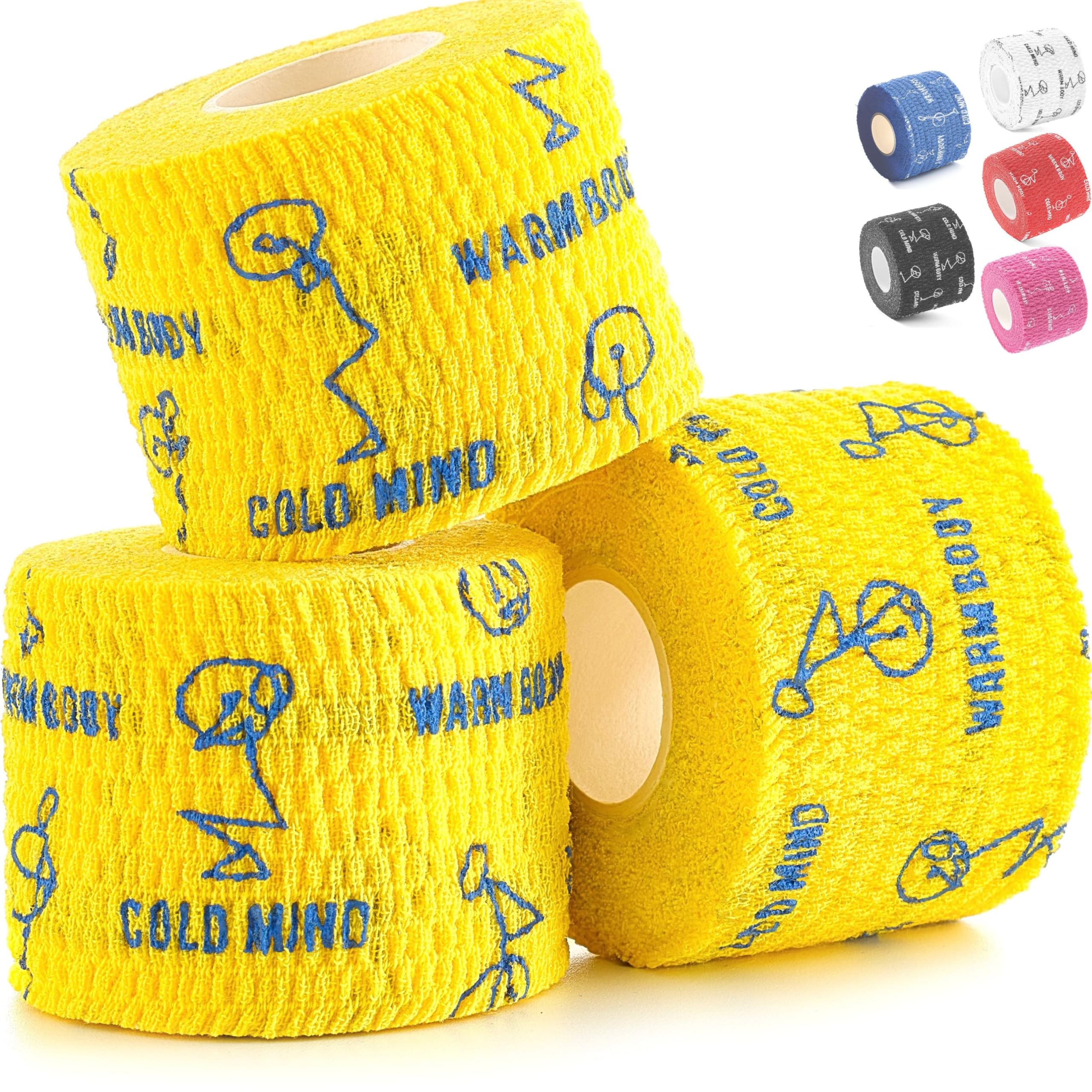 WARM BODY COLD MIND Nastro per Pollice da Sollevamento Pesi - Hook Grip Tape per