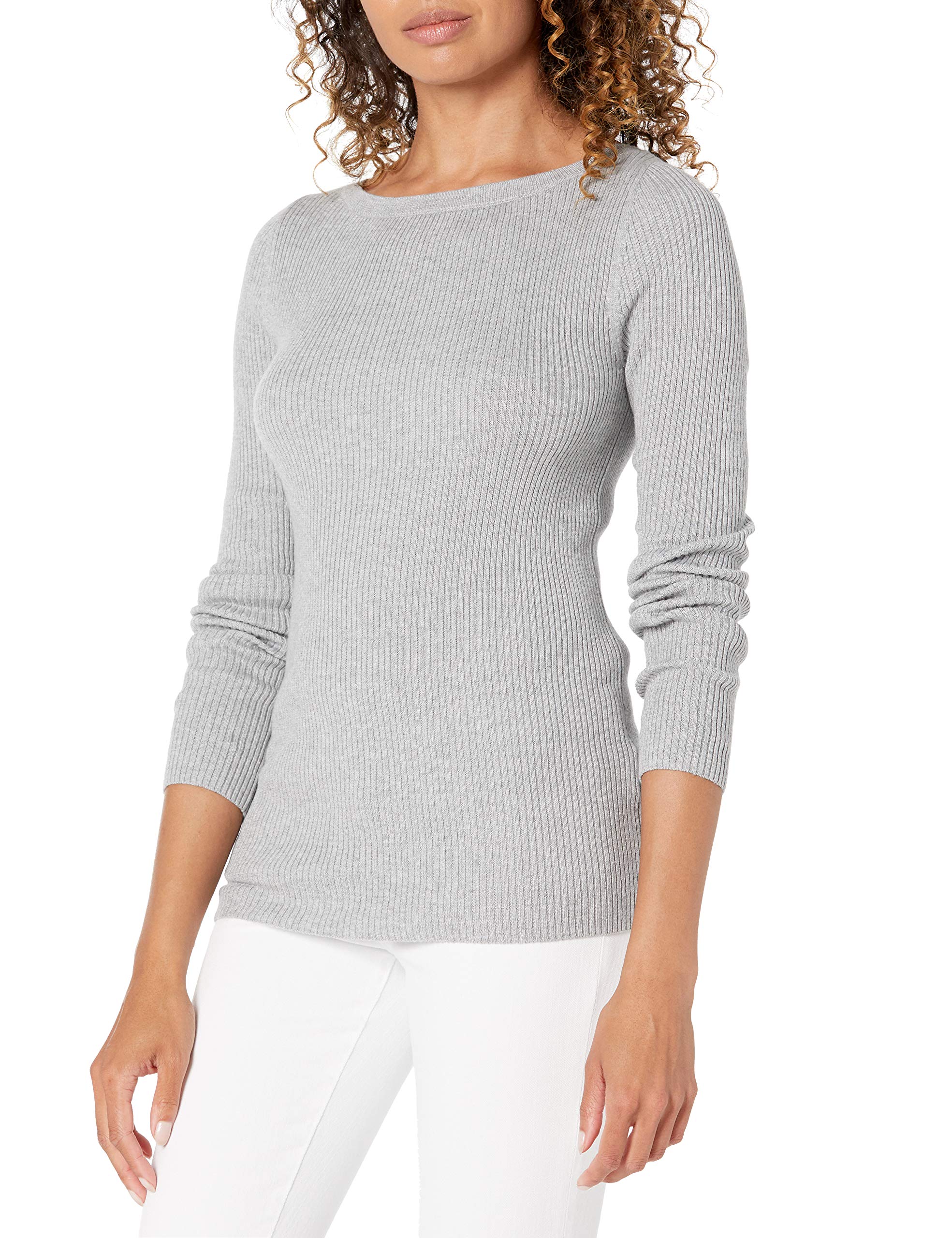 Amazon Essentials Dolcevita Leggero a Maniche Lunghe, Vestibilità Aderente Donna