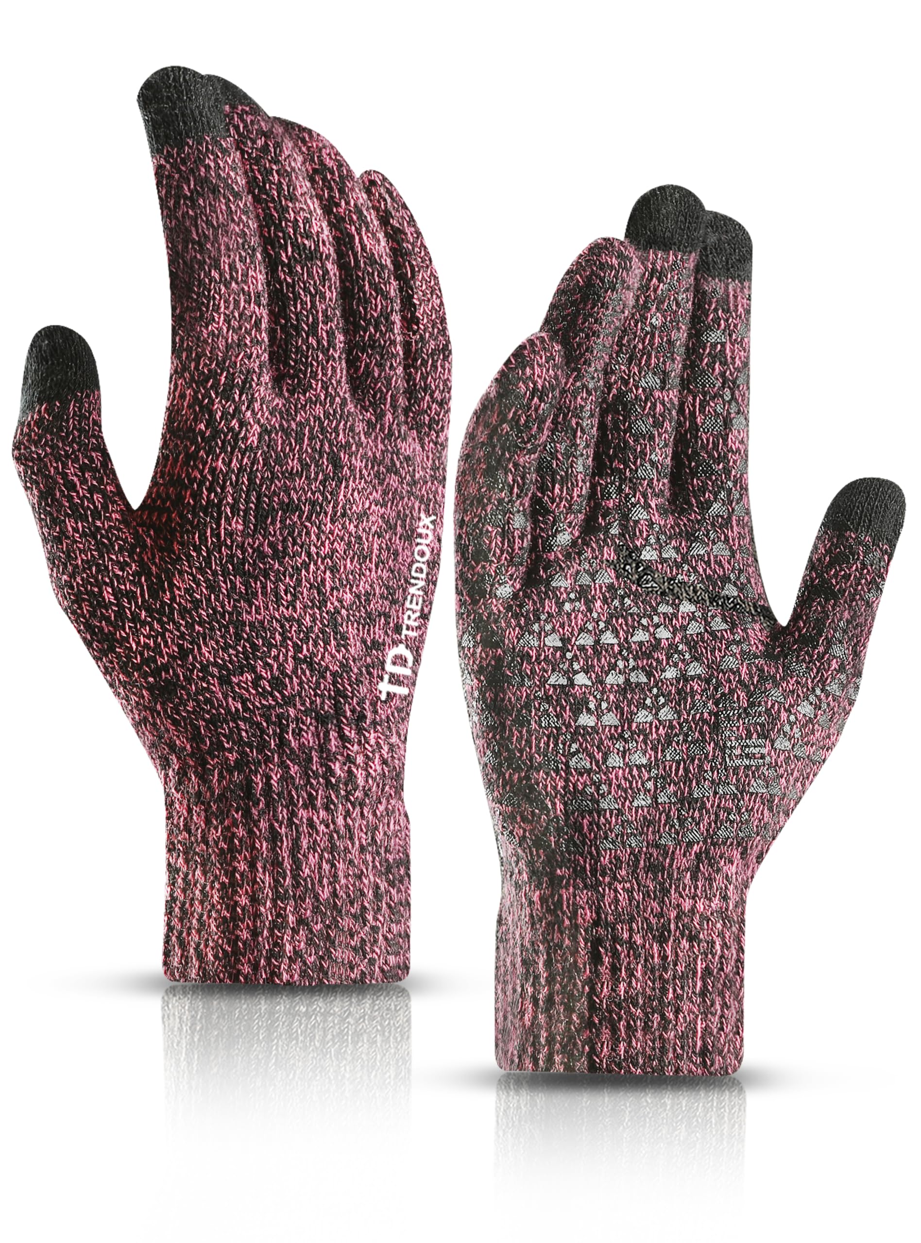 TRENDOUX Winter Gloves for Men and Women – Touch Screen Gloves – Computer Smartp
