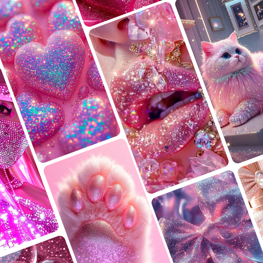 Live Glitter Girly Wallpaper