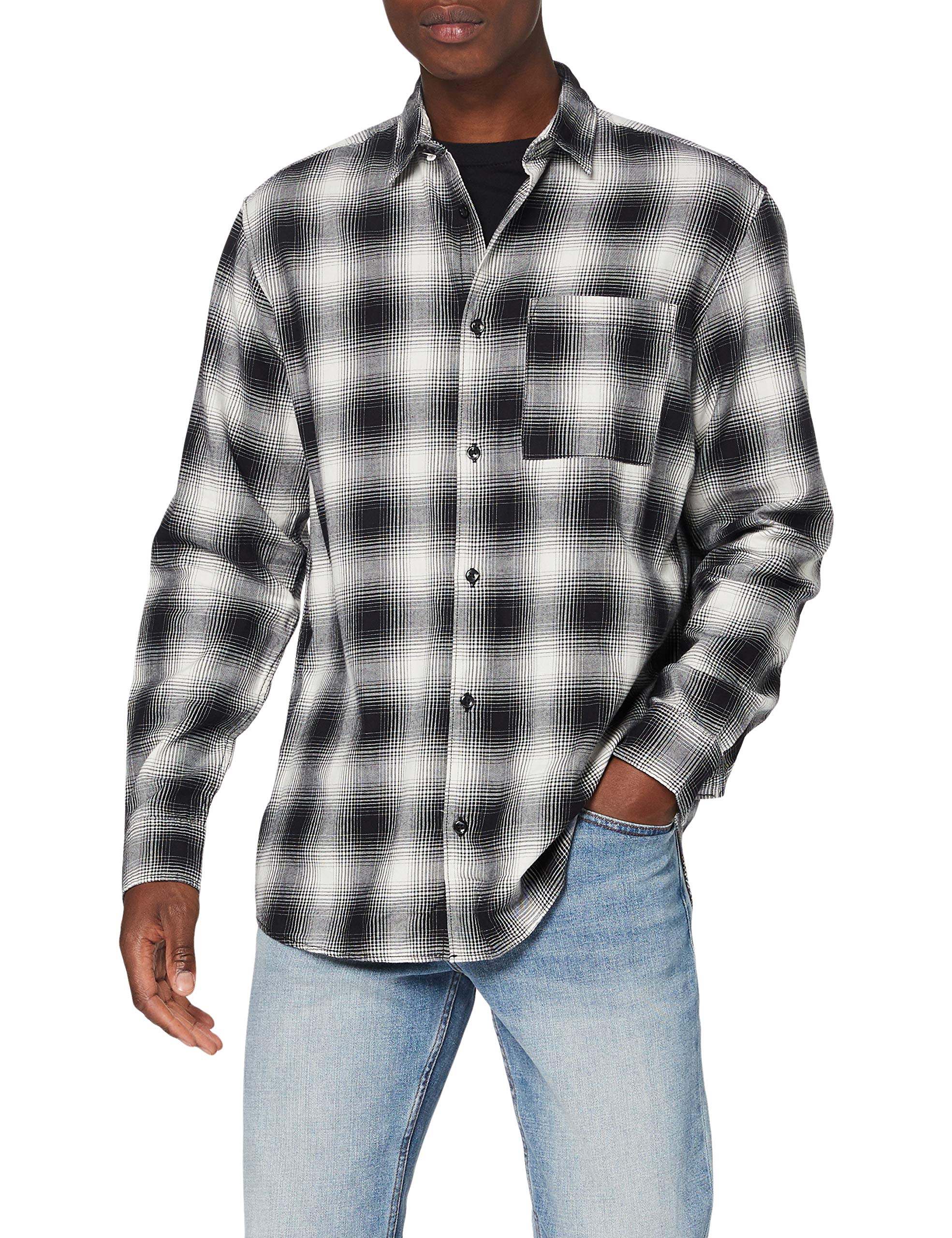 Jack & Jones Hemd Camicia, vestibilità: Relax Cloud Dancer, XL Uomo
