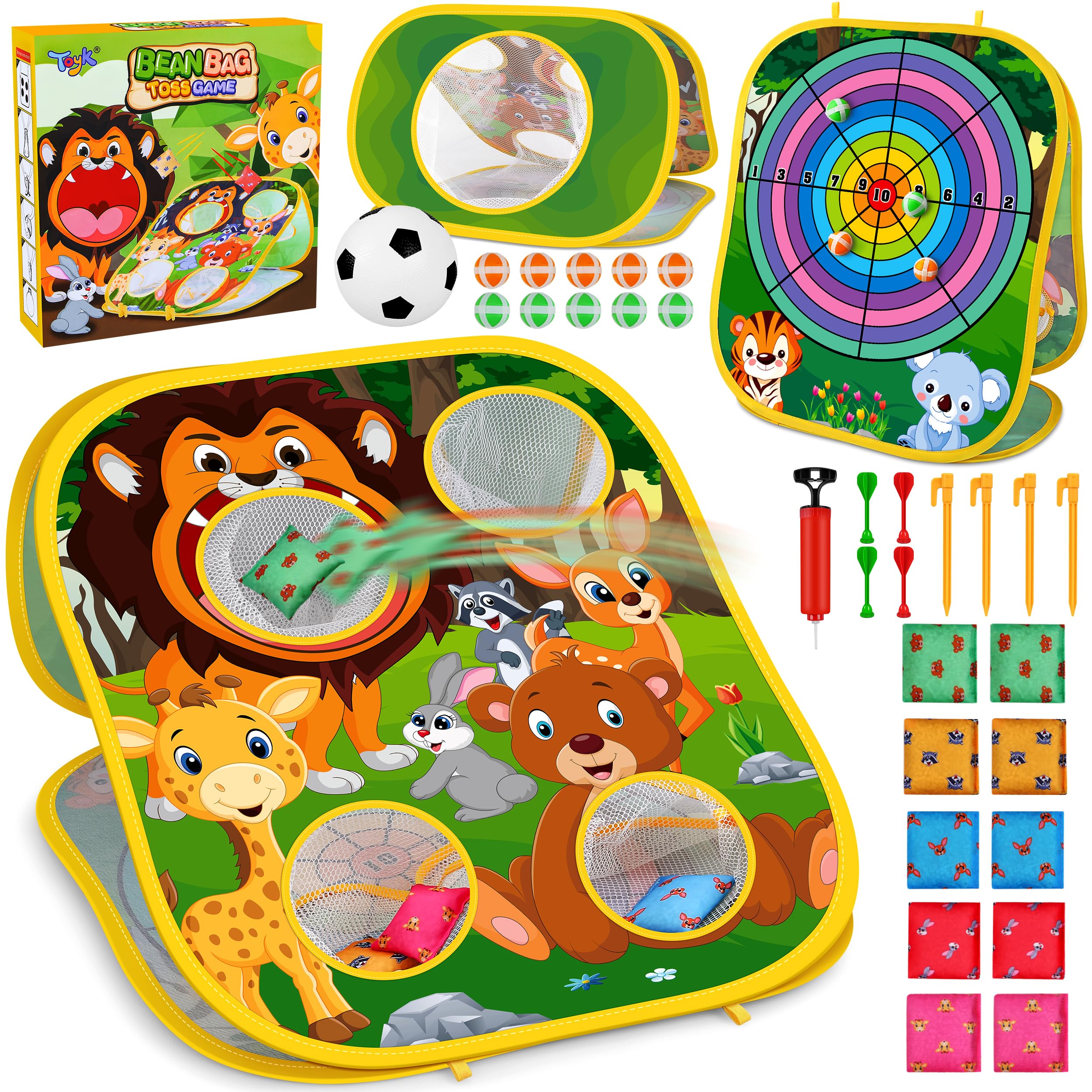 Animal Bean Bag Toss Game Toy Outdoor Toss Game | Family Party Party Supplies fo