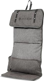 Dr. Air MS-08 DGR Official Store 3D Massage Sheet, Flatty, Dark Gray, Full Body Massage, Seat Massager, Massage Chair, Massager, Chair Massager, While Sleeping