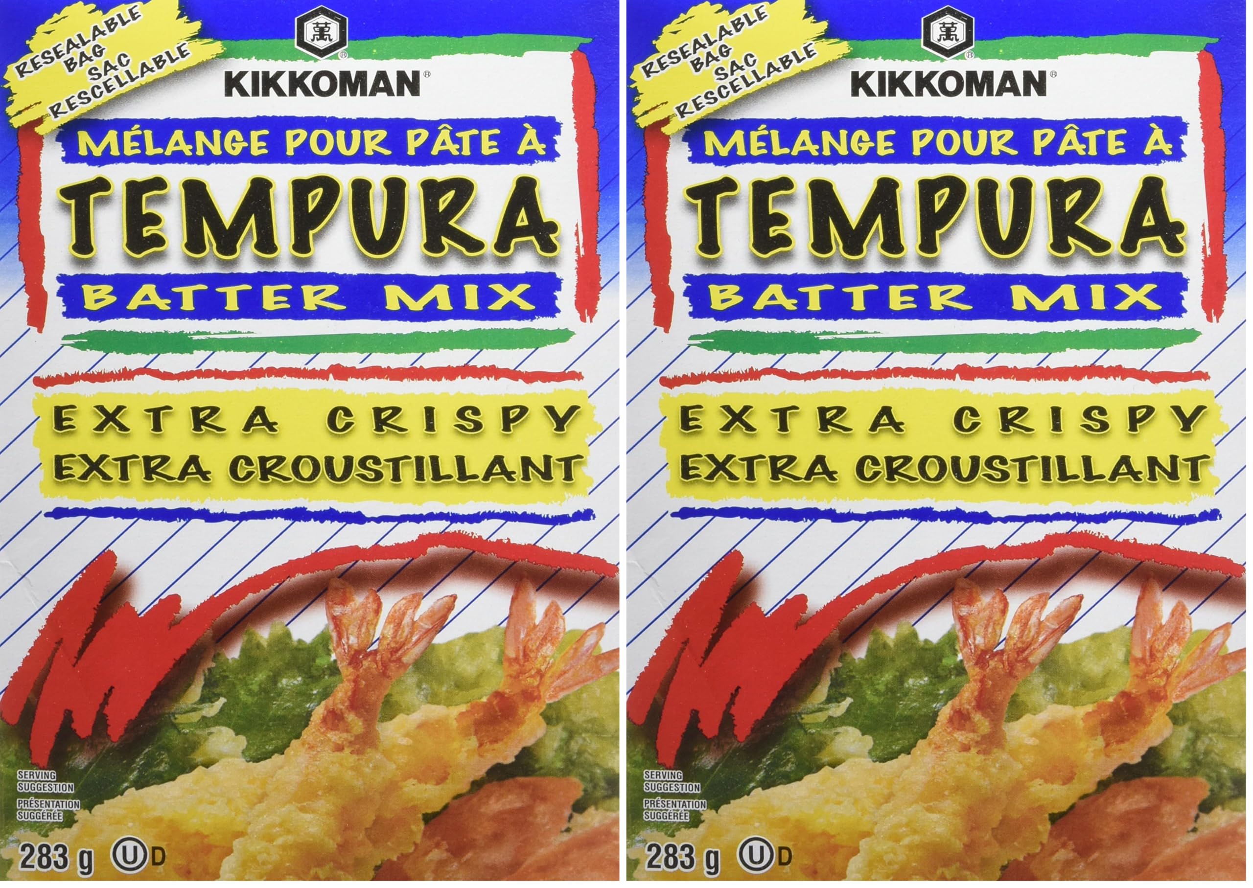 Kikkoman Tempura Batter Mix, 283gm (Pack of 2)