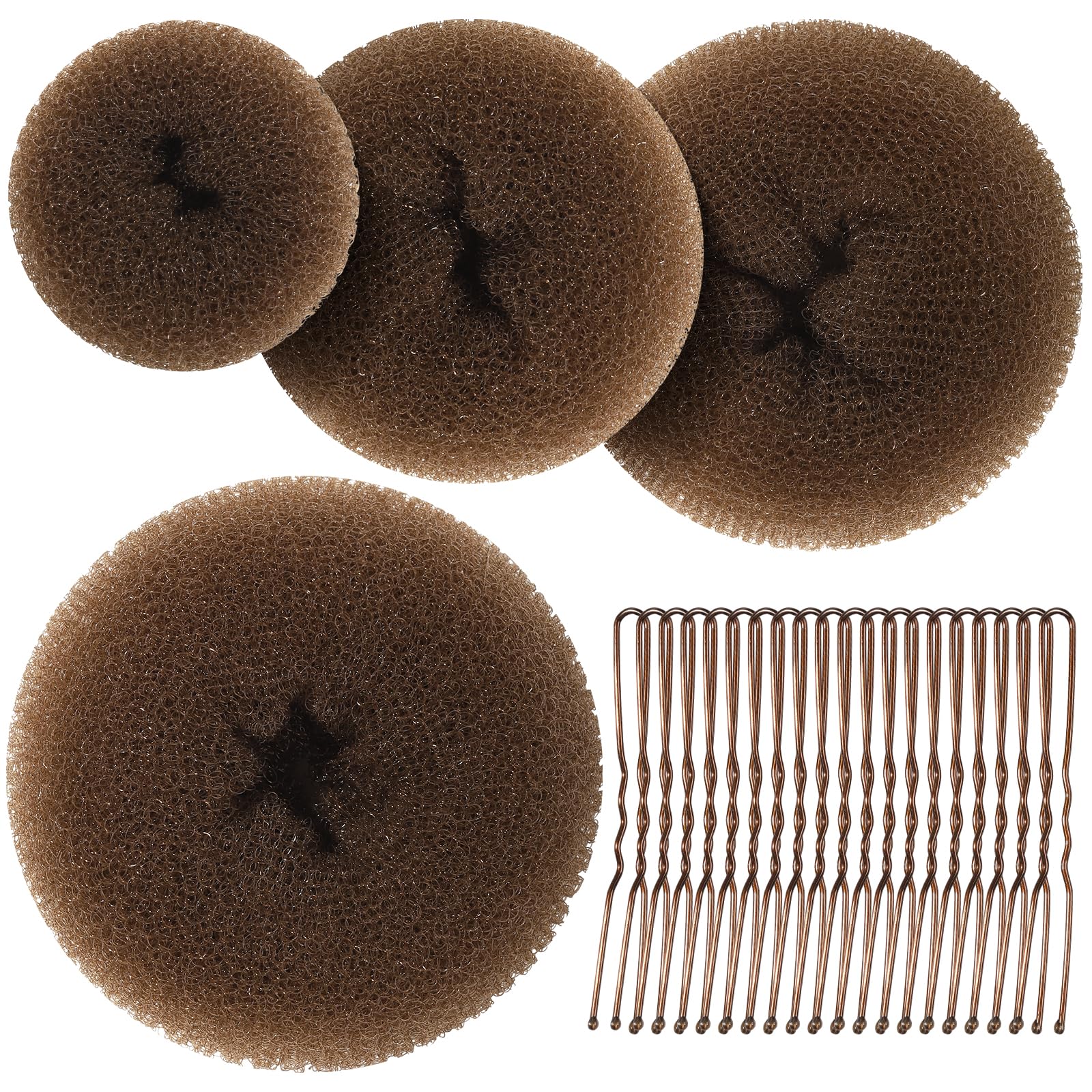 Teenitor Hair Bun Maker, Hair Buns for kids Girls, Hair Donuts, Ballet Bun Maker