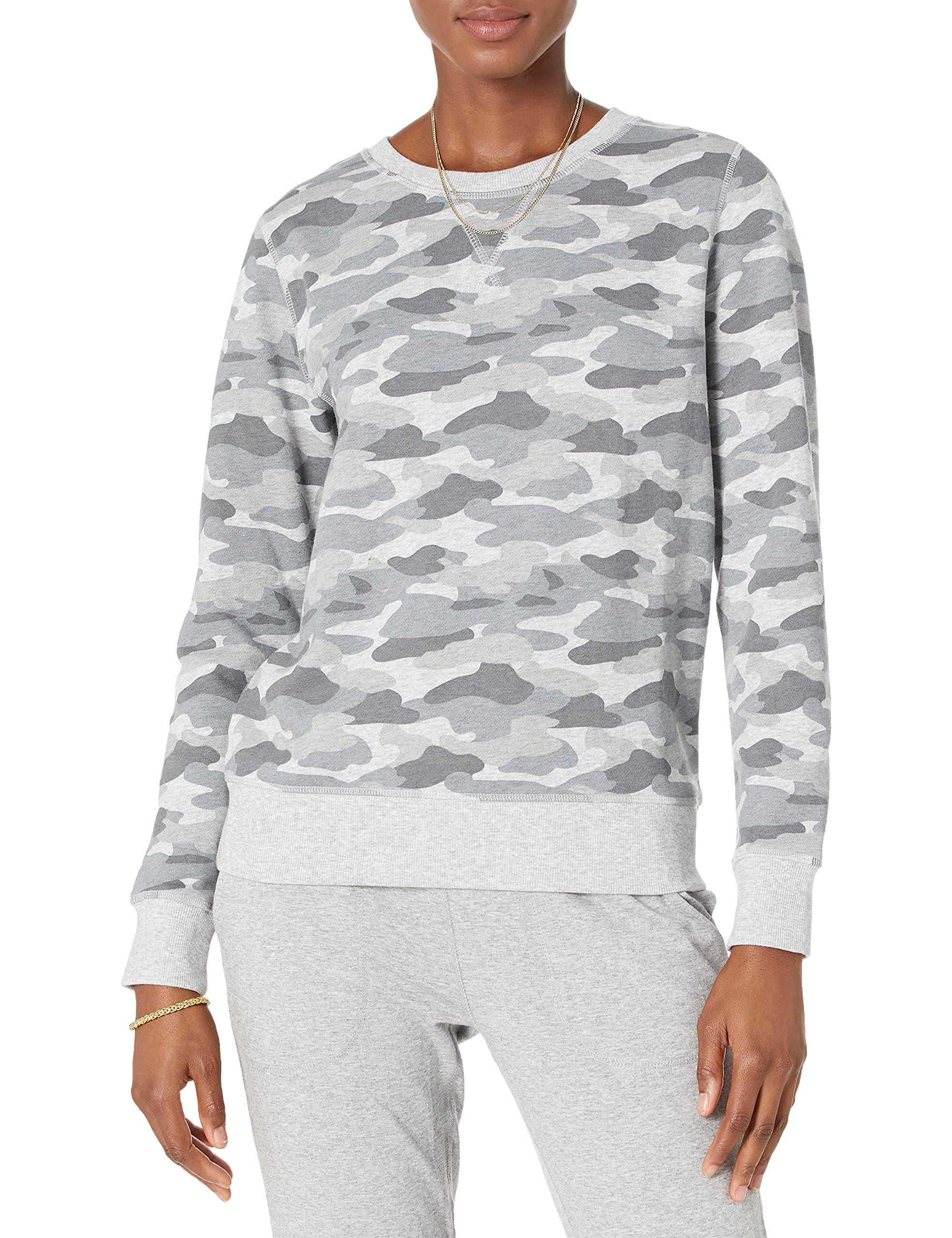 Amazon Essentials Women's Round Neck Fleece Pullover (Available in Plus Sizes)