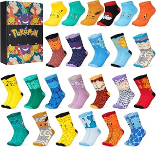 Get Trend Pokemon Socks Advent Calendar 2026 for Teens & Adults, 24 Pairs