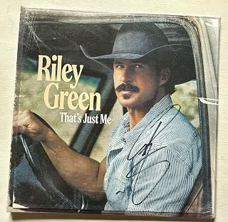 Riley Green Signed Autographed "That's Just Me" Record Album w/Signed 12x12 Insert Still Sealed