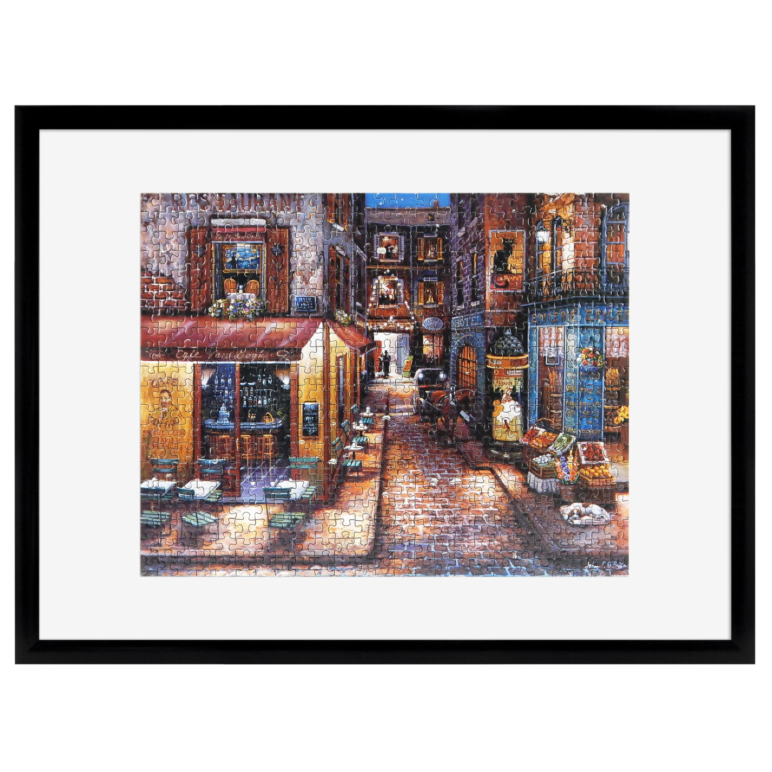 MCS Puzzle Frame, 20x27, Black, Wall-Mounted | Wall-Mounted Black Frame For Fini