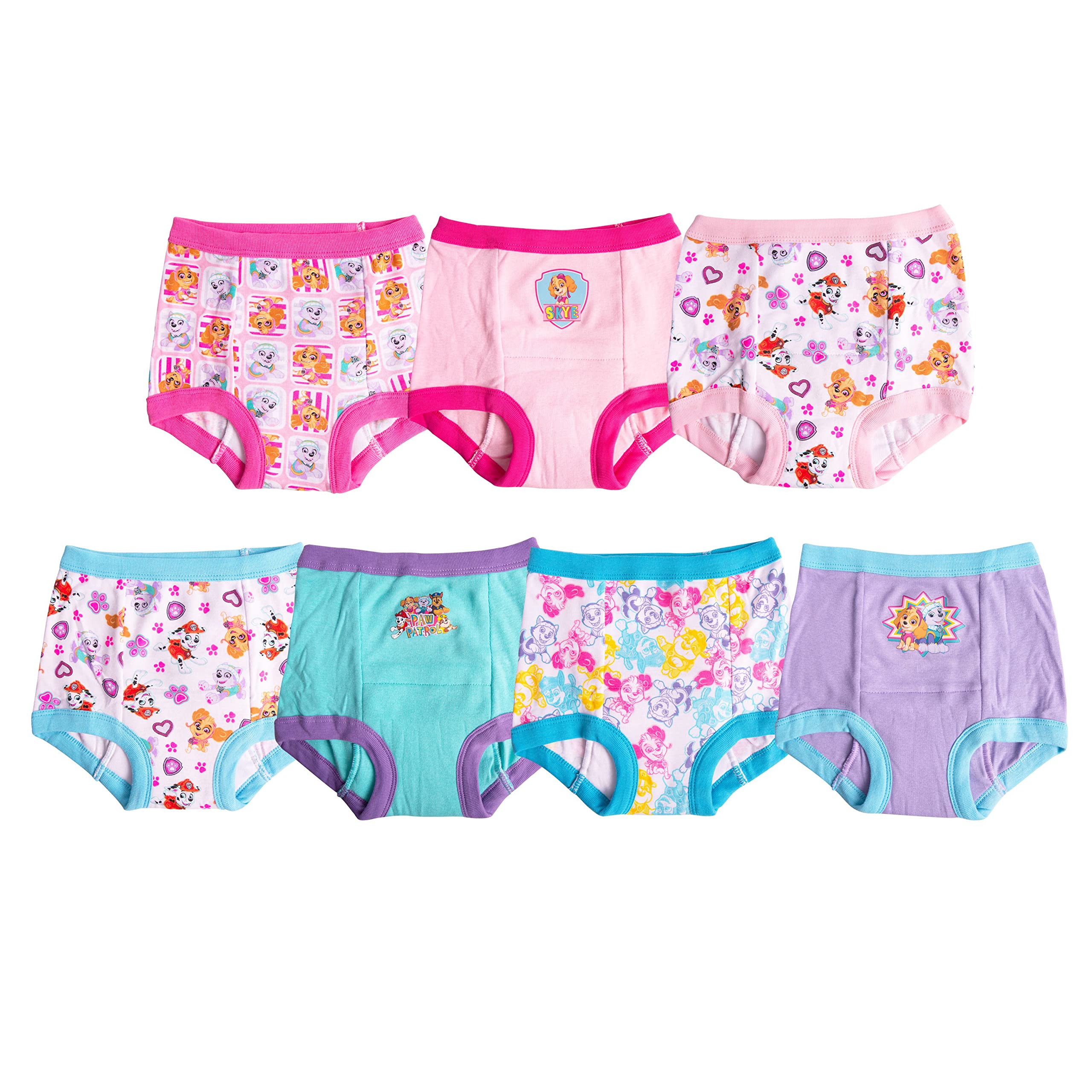 Paw Patrol Girls' Toddler Potty Training Pants With Chase, Skye & More With Succ