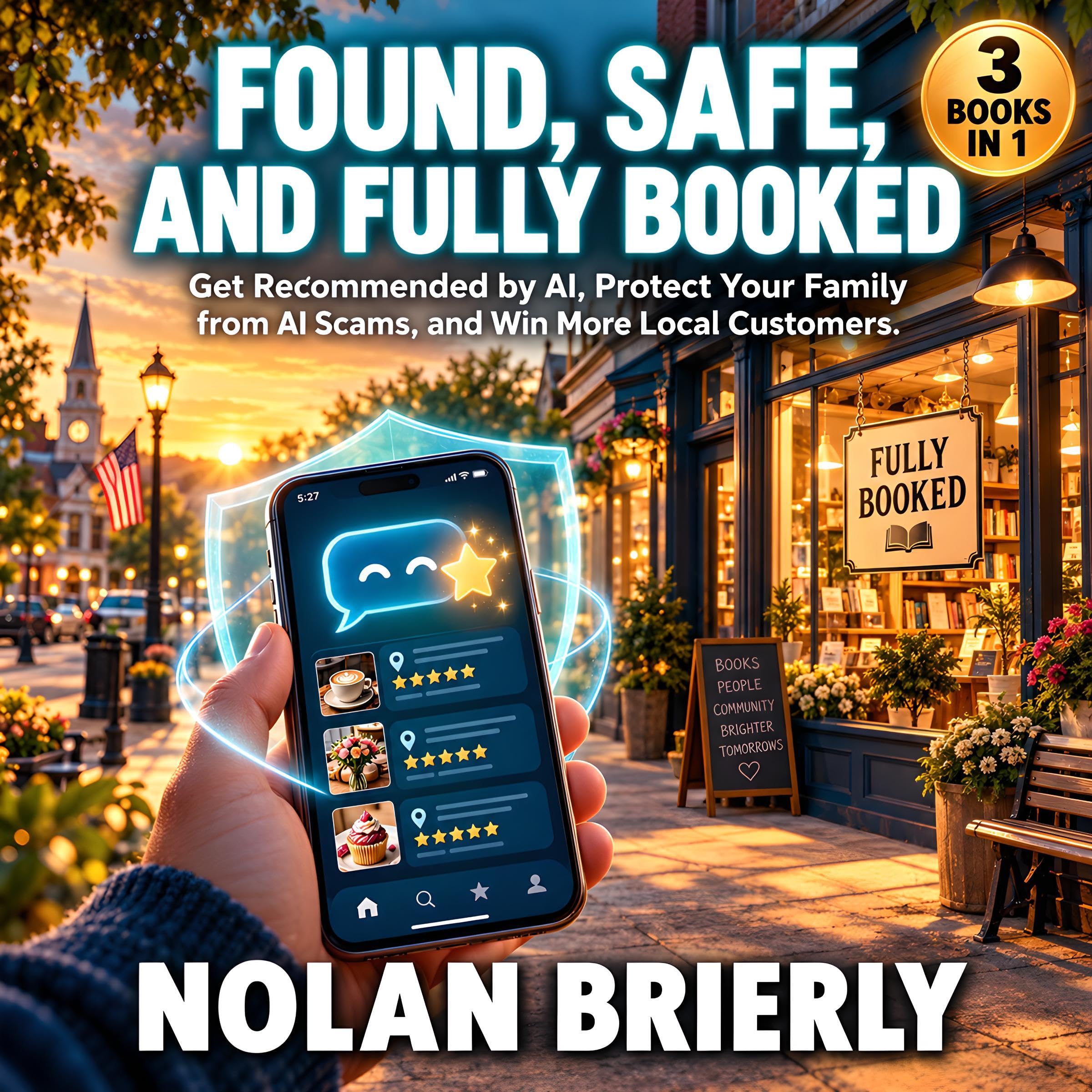 Found, Safe, and Fully Booked: 3 Books in 1: Get Recommended by AI, Protect Your