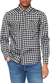 Wrangler - Men's Shirt - Regular Cut - 27Mw - Dark Stone