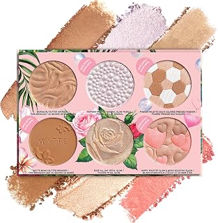 Physicians Formula All-Star Face Palette, Velvety-Smooth Buildable &amp; Blendable Formulas,Versatile Matte and Multidimensional Shades, Cruelty-Free &amp; Vegan - Natural