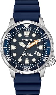 Citizen Men's Promaster Diver Solar Powered Watch with Rubber Strap
