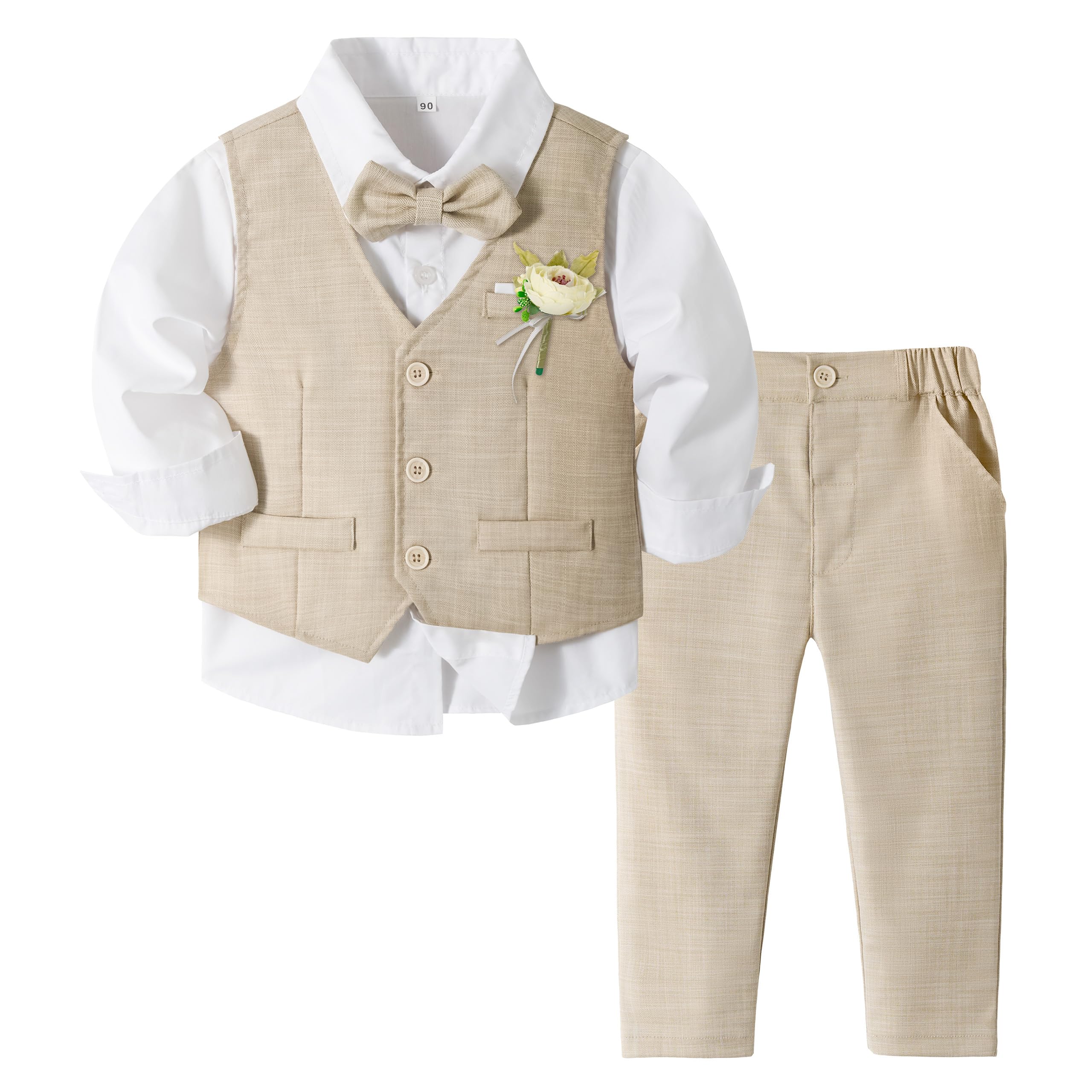 Volunboy Boys Suit Formal Wedding Guest Dress Clothes
