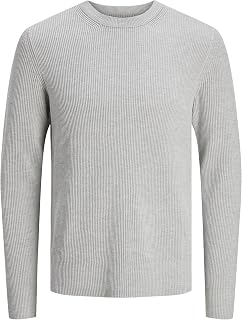 JACK & JONES Jjeatlas Noos - Jersey de Punto con Cuello Redondo Suéter Hombre