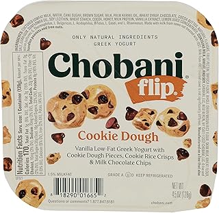 Chobani® Flip® Low-Fat Greek Yogurt Chocolate Chip Cookie Dough 4.5oz