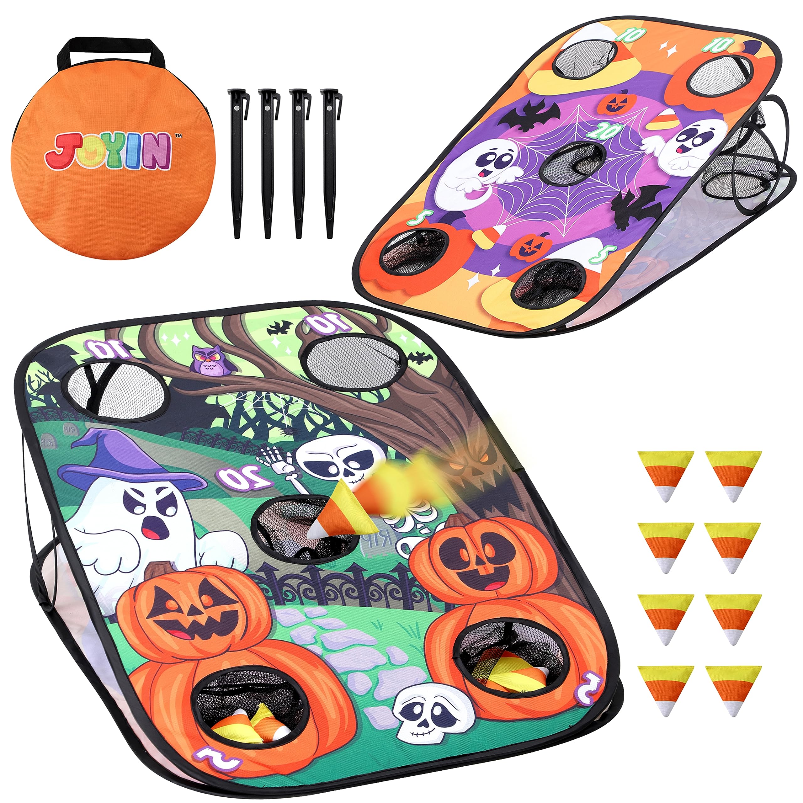 JOYIN Halloween Toss Game Board with Bean Bag for Kids Outdoor Toys, Halloween P