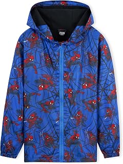 Marvel Children's Waterproof Jacket – 100% Polyester Children's Rain Jacket – Comfortable Waterproof Jacket for Girls and Children