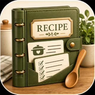 Recipe Keeper for Fire Tablet - Cookbook Organizer, Meal Planner & Grocery List