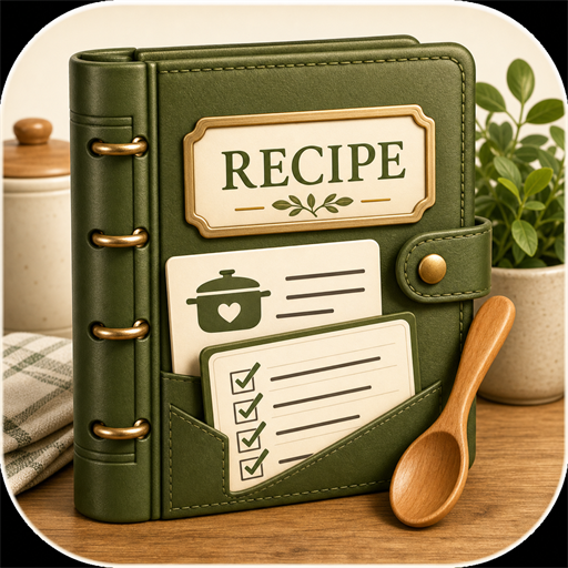 Recipe Keeper for Fire Tablet - Cookbook Organizer, Meal Planner & Grocery List