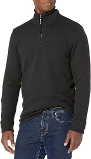 Amazon Essentials Quarter Zip French Rib Sweater
