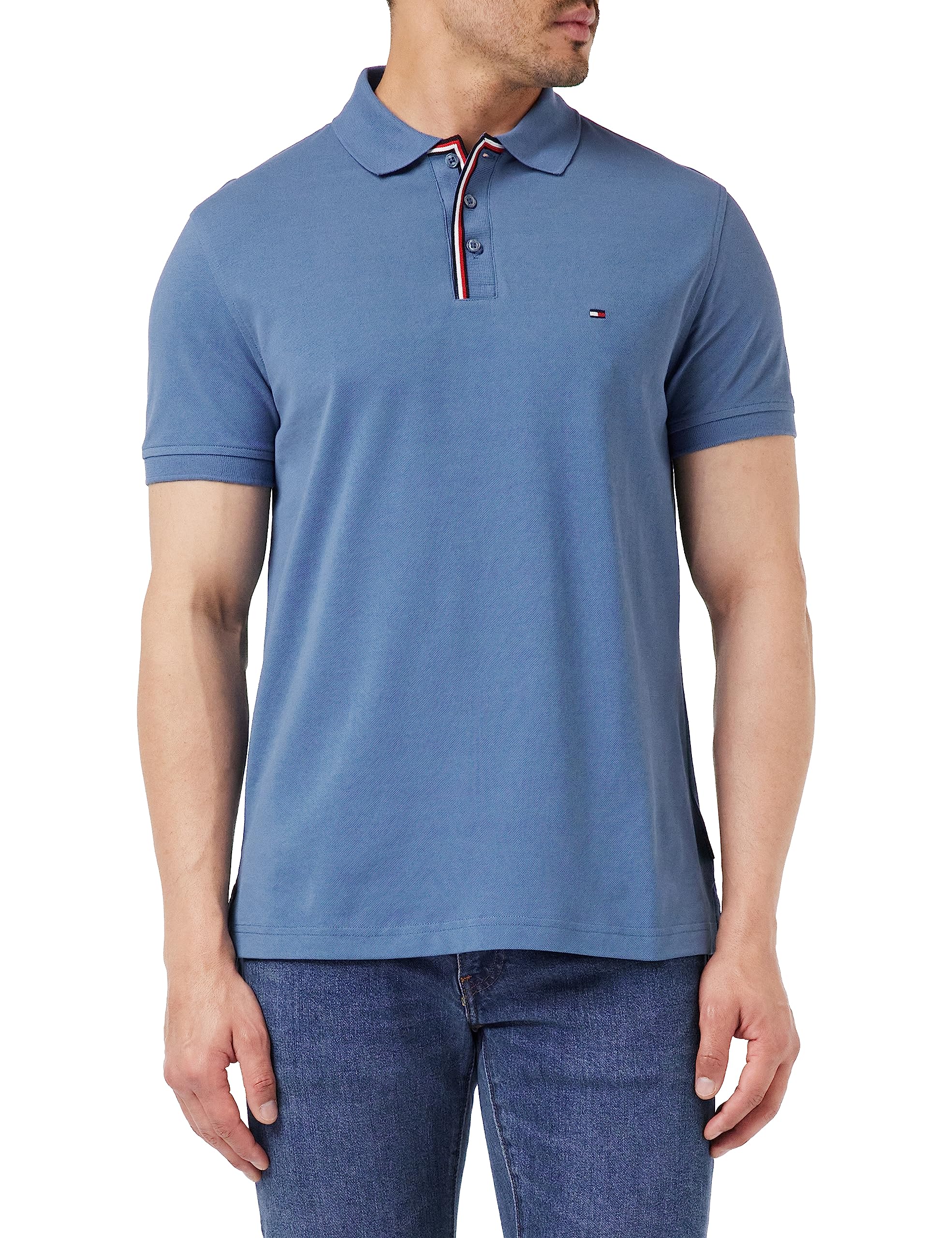 Tommy Hilfiger Men's Short-Sleeved Polo Shirt Regular Fit