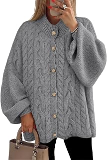 ZESICA Women's Oversized Chunky Knit Cardigan Sweaters Fall Fashion