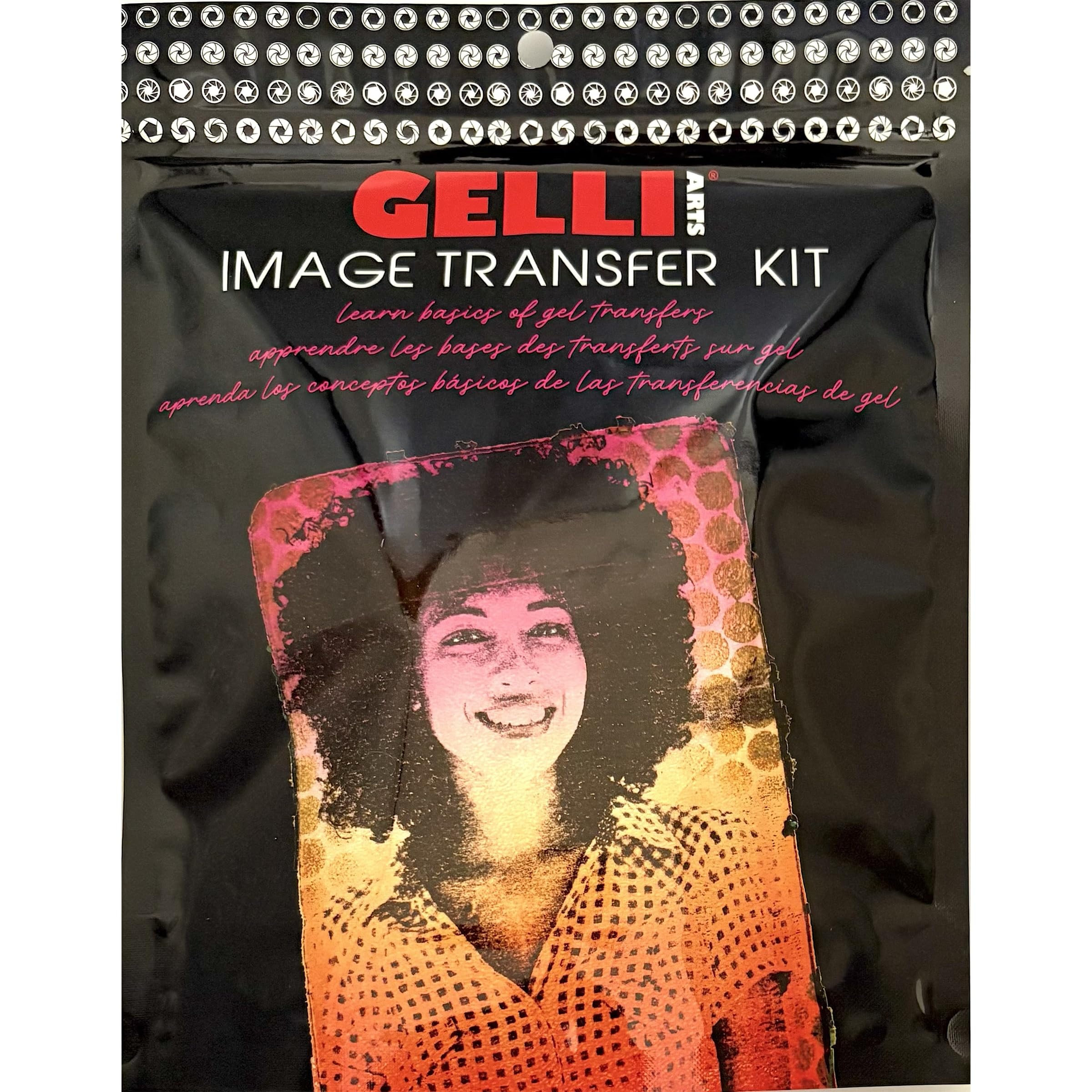 Gelli Arts 1 Gel Printing Plate Image Transfer Kit for Crafting Transfer Kit – G