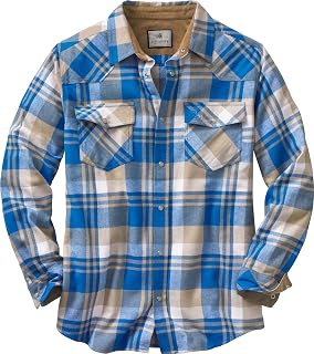 Legendary Whitetails Men's Shotgun Western Long Sleeve Button Up Flannel Shirt