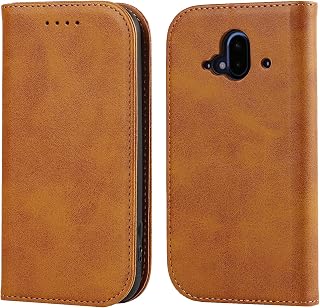 【Hamany】 Case for f-52b, Book Type, Easy Smartphone f-52b Case, Cover for docomo f-52b, Leather Fujitsu Shockproof f-52b Case, Book Type, Durable, Anti-Scratch, Magnetic Leather Cover - Fashion Light