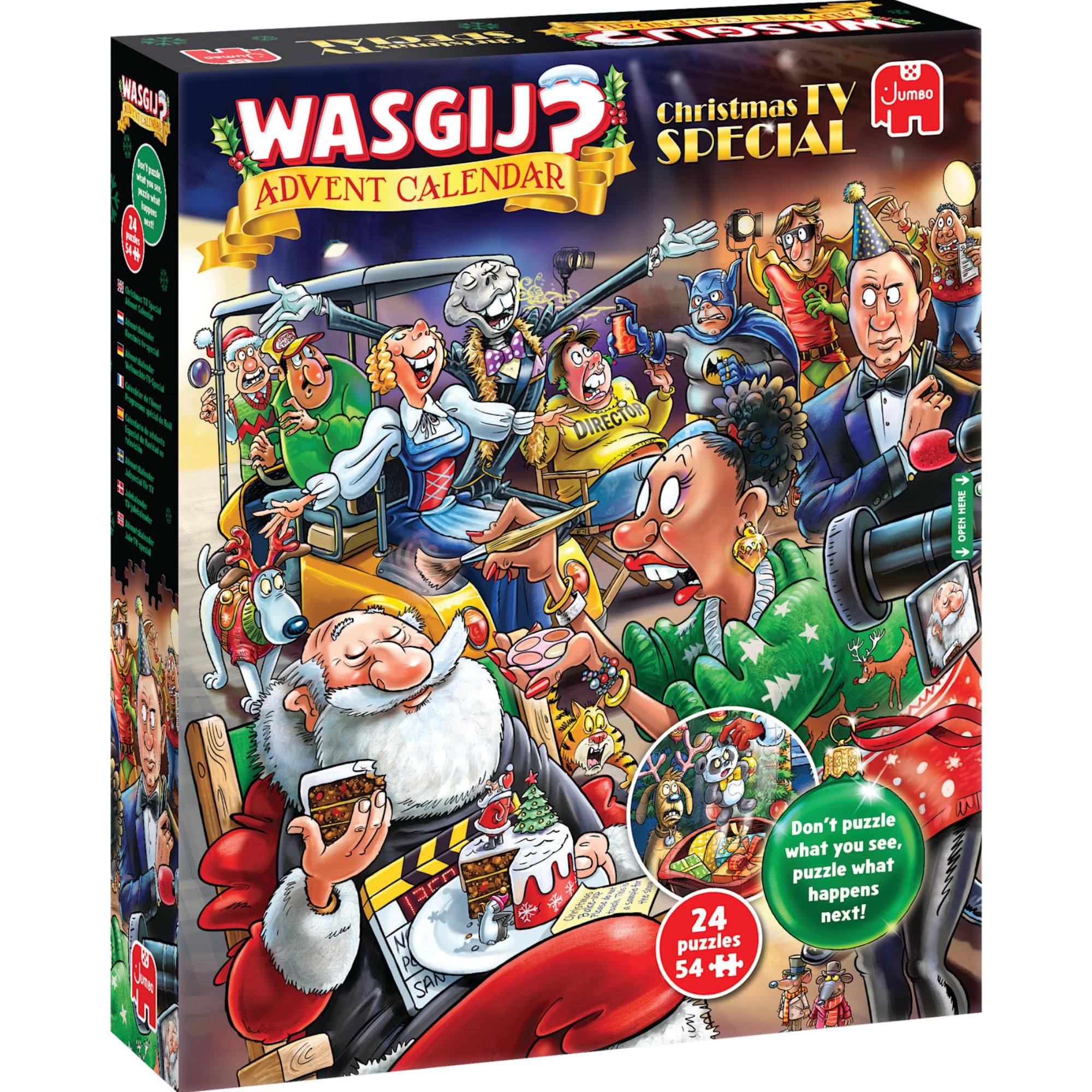 Wasgij Christmas Puzzle Advent Calendar 2026 – 24x54 Piece Jigsaw Countdown | Un