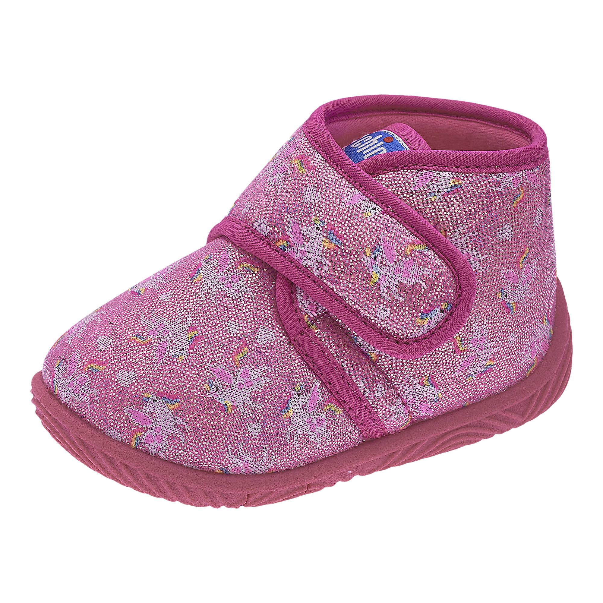 Chicco Girls and Girls Nursery and Home Slippers with Adjustable Closure NOS 253