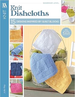 Knit Dishcloths: 15 Extremely easy designs inspired by quilt blocks! (Also includes Knook instructions)