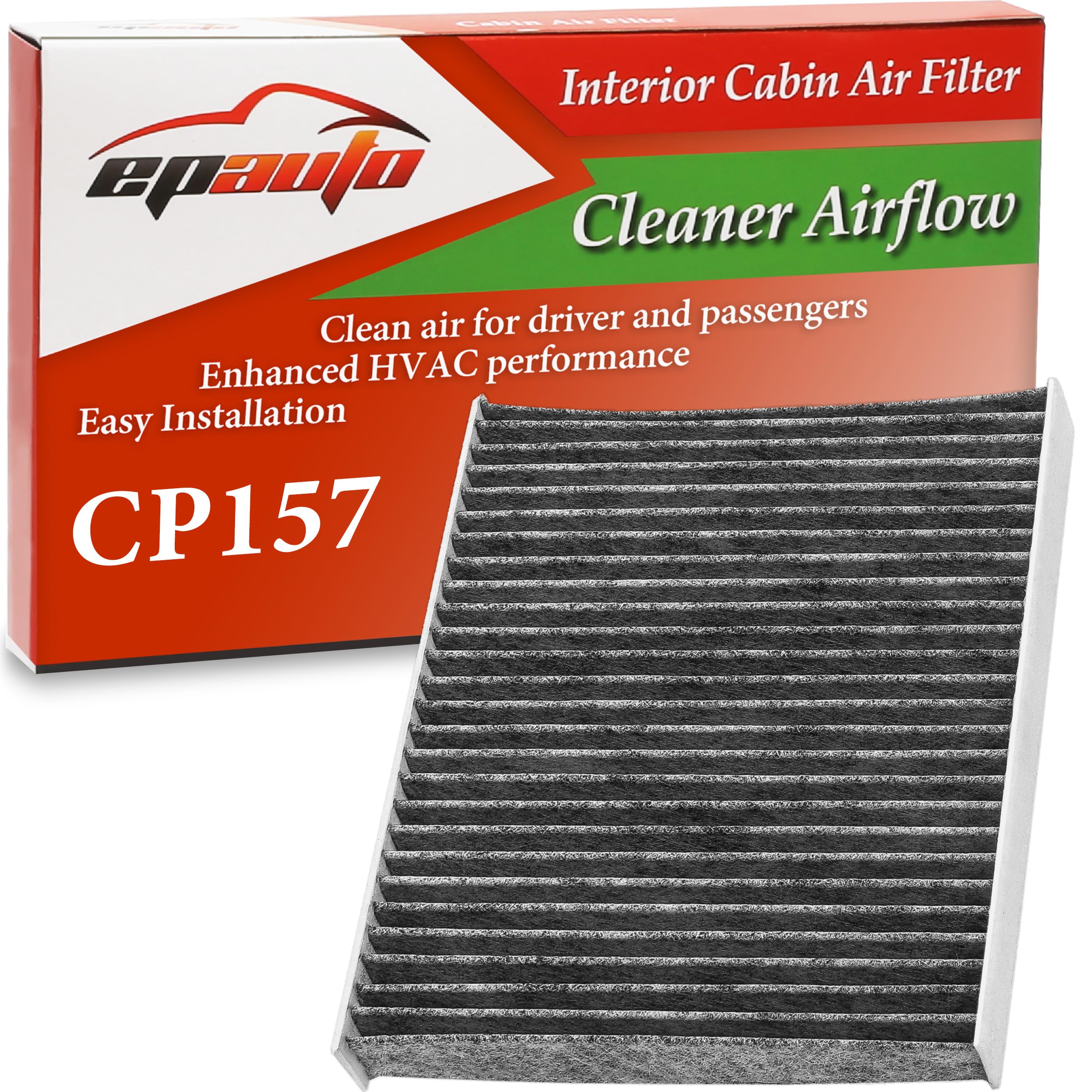 EPAuto CP157 (CF12157) Cabin Air Filter Replacement for Toyota and Lexus | Toyot