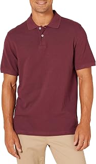 Amazon Essentials Men's Slim Cotton Pique Polo Shirt