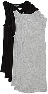 Amazon Essentials Men Lightweight Sleeveless Undershirts