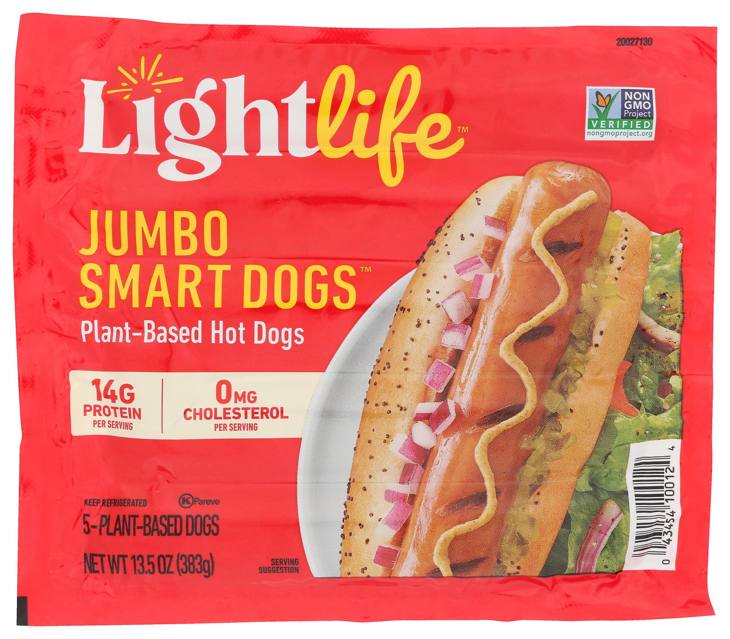 Lightlife Foods Jumbo Smart Dogs, 13.5 OZ