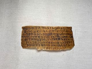 The Gospel of Jesus' Wife, Papyrus Fragment, Ancient Biblical Replica, With Pamphlet, Signed, Numbered, Limited Edition